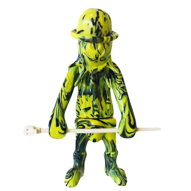 Toy Art Gallery x Kenth Toy Works "Yellow/Black Marble" Nadsat Boy